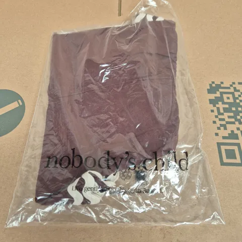 NOBODY'S CHILD BROWN RICK RACK RACER SHORT UK6