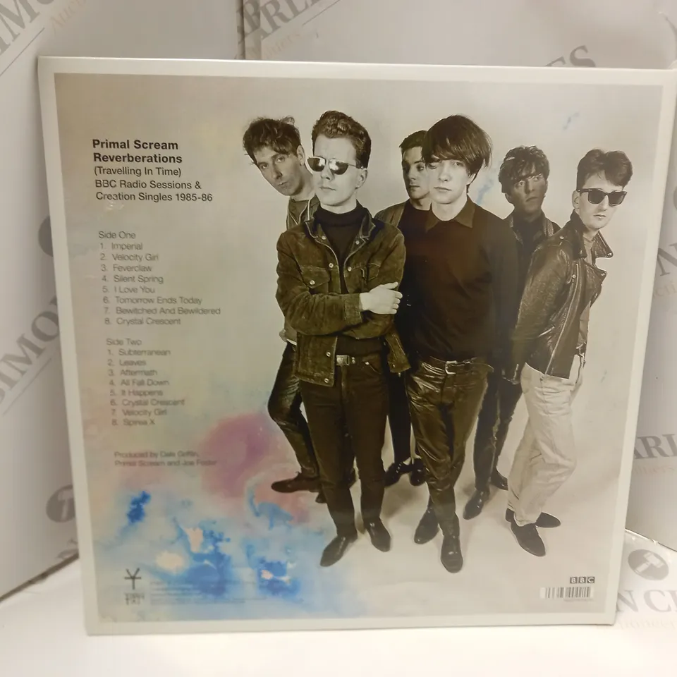 SEALED PRIMAL SCREAM REVERBERATIONS TRAVELLING IN TIME SESSIONS LIMITED CLEAR VINYL EDITION