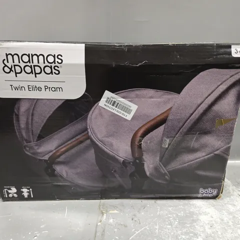 BOXED MAMAS & PAPAS TWIN ELITE PRAM 