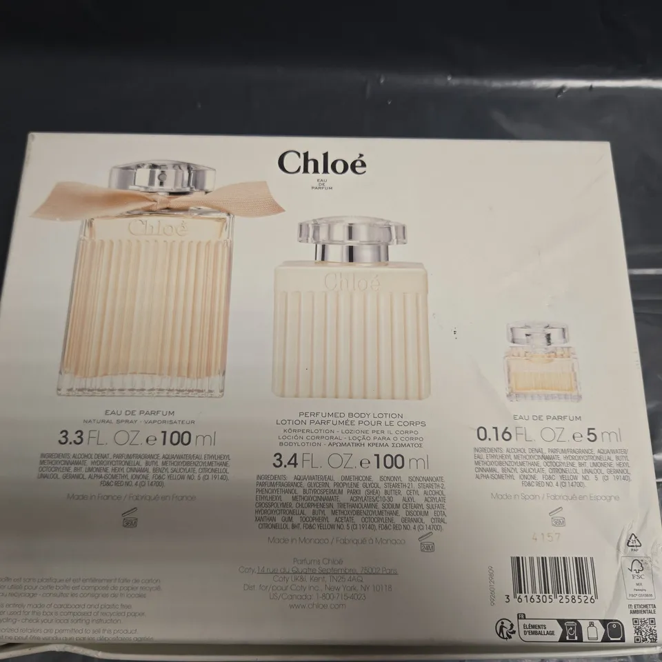 BOXED CHLOE 3-PIECE 100ML EAU DE PARFUM SET