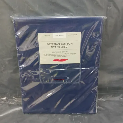 SEALED JOHN LEWIS EGYPTIAN COTTON FITTED SHEET - KING