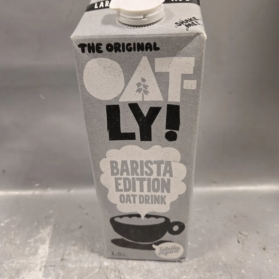 6 X OAT-LY! BARISTA EDITION OAT DRINKS - 6 X 1.5L