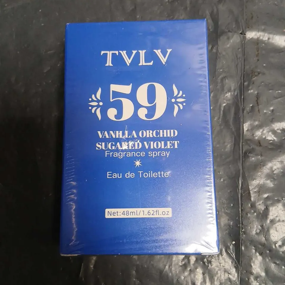 BOXED AND SEALED TVLV 59 VANILLA ORCHID SUGARED VIOLET EAU DE TOILETTE 48ML