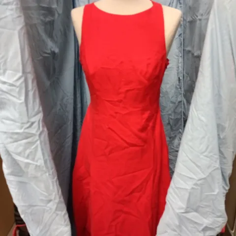 NOBODY'S CHILD REIGN MIDI DRESS – RED, UK 10