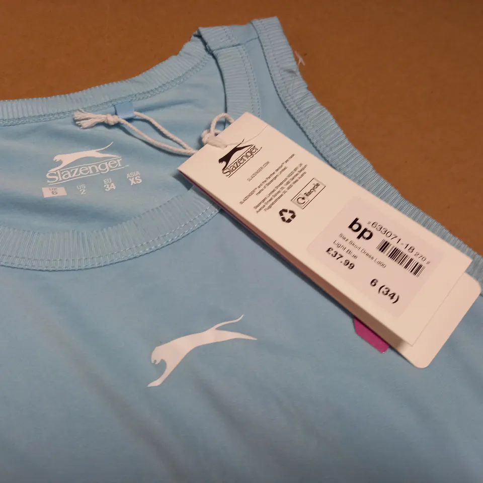 PASTEL BLUE SLAZENGER SKATER DRESS - 6(34)