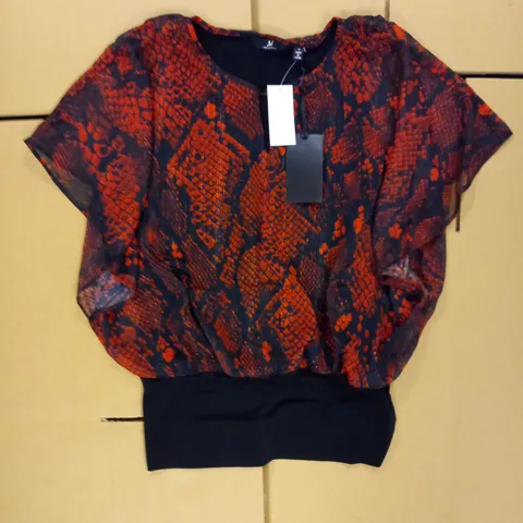 LOT OF 24 BRAND NEW JULIEN MACDONALD CHIFFON OVERLAY TOP SIZE 10