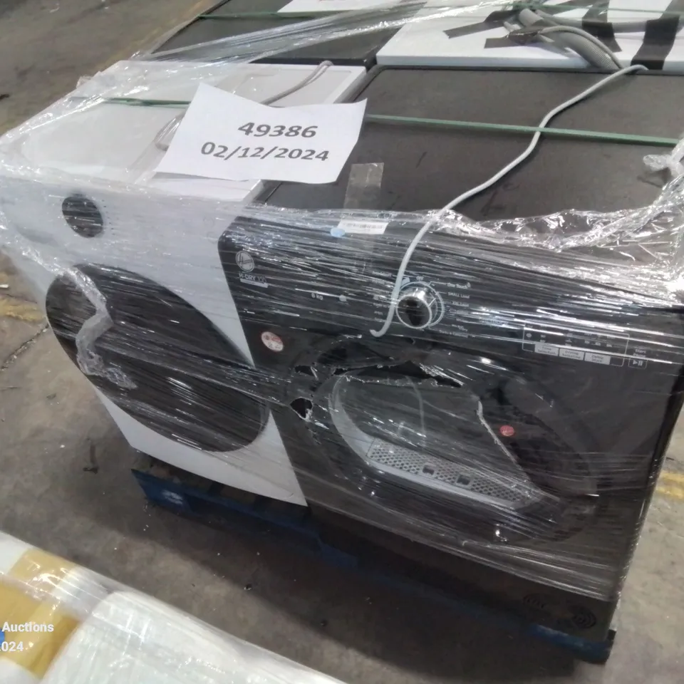 PALLET OF APPROXIMATELY 4 UNPROCESSED RAW RETURN WHITE GOODS TO INCLUDE;