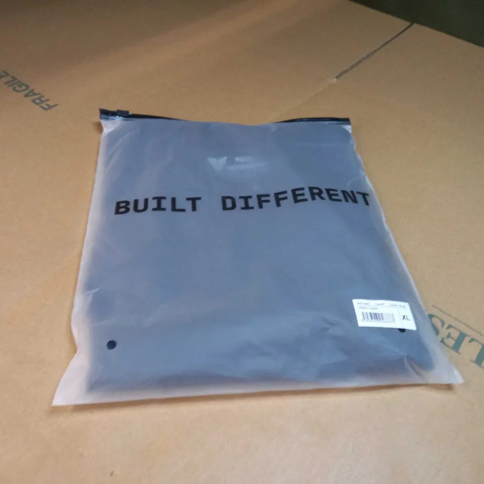 PACKAGED BUILT DIFFERENT NAVY BLUE CREW NECK T-SHIRT - XL