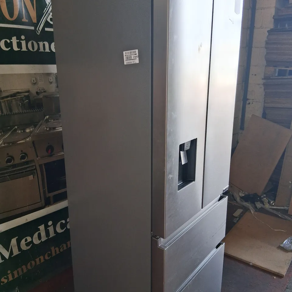 HISENSE RF632N4WIE AMERICAN FRIDGE FREEZER, STAINLESS STEEL, E RATED