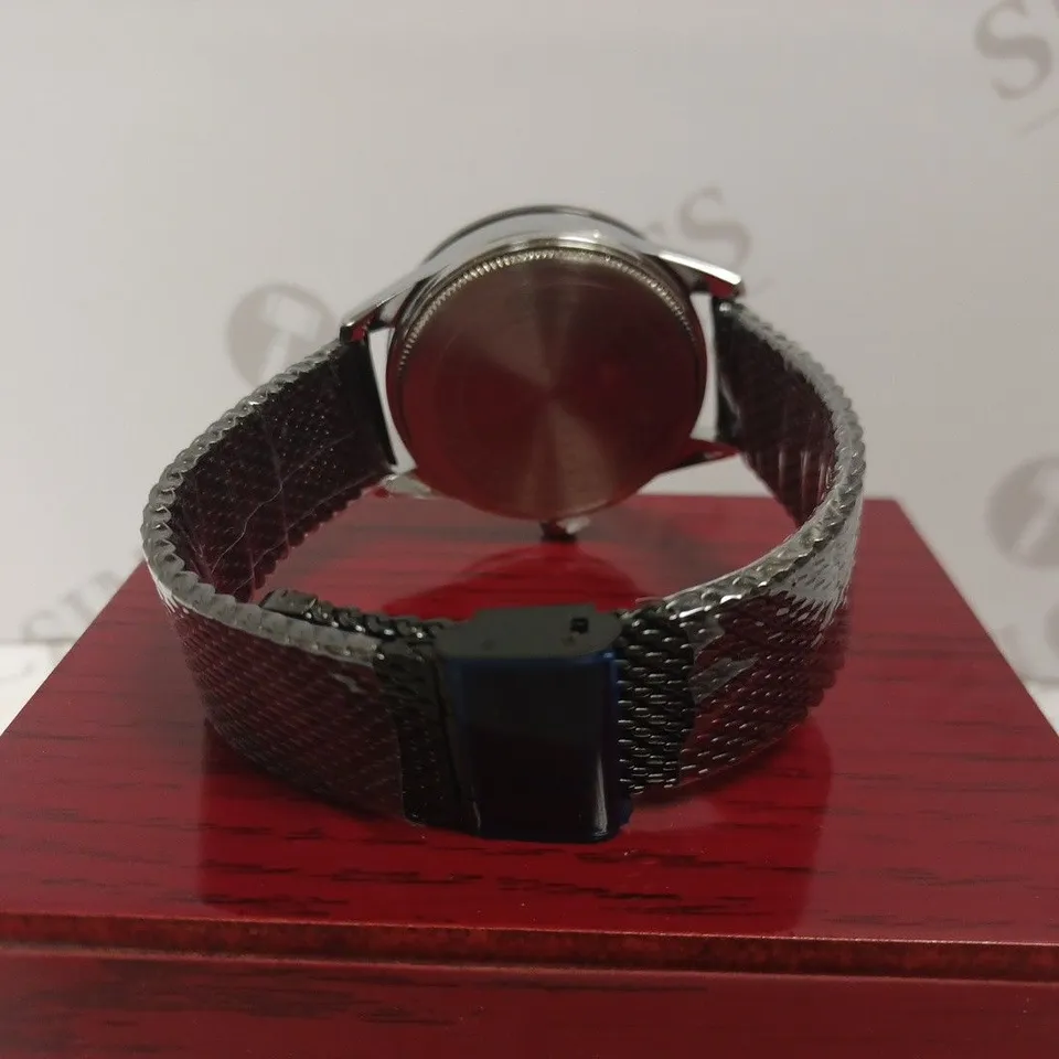 STOCKWELL AUTOMATIC TACHYMETER MESH STRAP WRISTWATCH