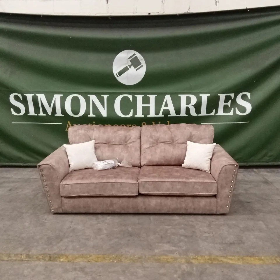 AMAYA FABRIC 3 SEATER SOFA RRP £999