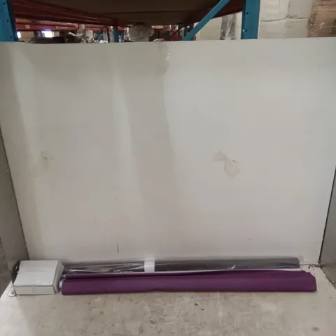 BOXED DOUBLE ROLLER BLINDS - 90 X 165CM (AUBERGINE)