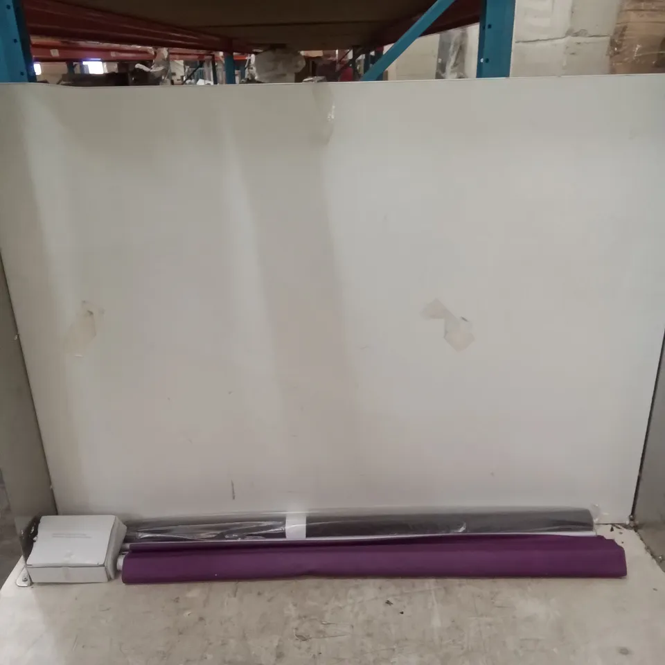 BOXED DOUBLE ROLLER BLINDS - 90 X 165CM (AUBERGINE)