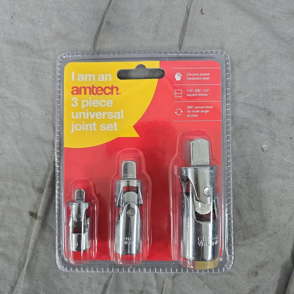 AMTECH 3-PIECE UNIVERSAL JOINT SET