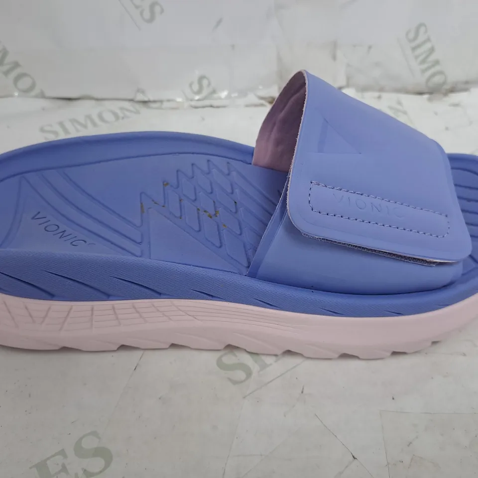 VIONIC BLISSFUL REJUVENATE SLIDER SANDAL IN DUSTY/LAVENDER - UK 5.5