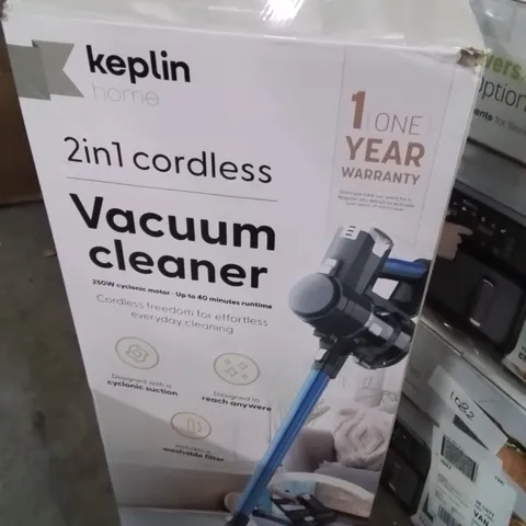 BOXED KEPLIN 2IN1 CORDLESS VACUUM CLEANER