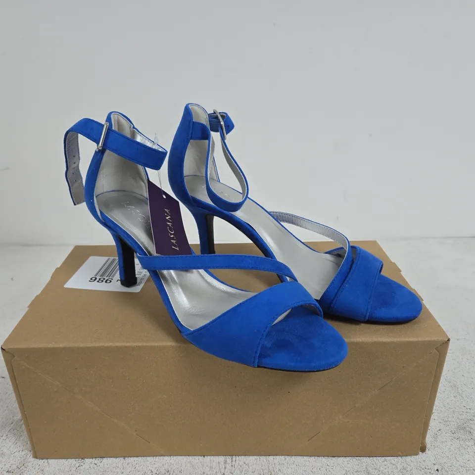 LASCANA ROYAL BLUE WOMENS SHOES SIZE 37 BOXED