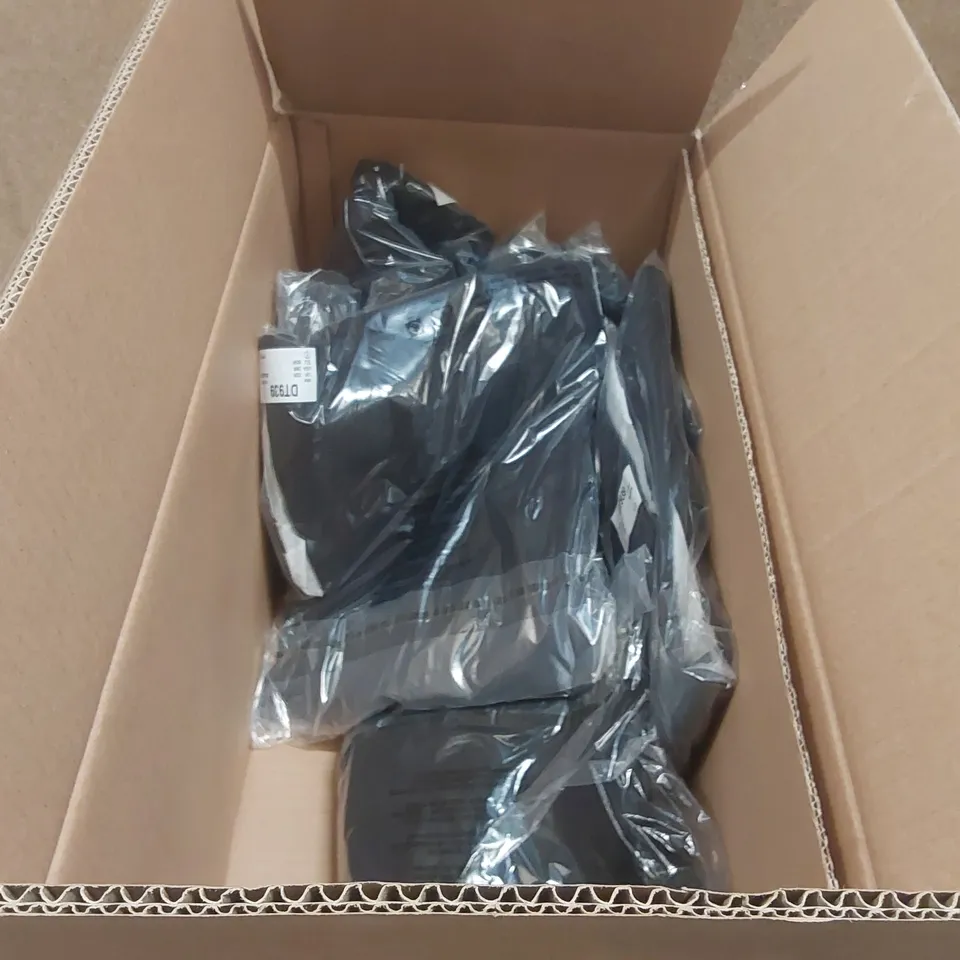 BOX CONTAINING APPROXIMATELY 7x BRAND NEW CAPSULE TAPERED BLACK TROUSERS - SIZE 32R