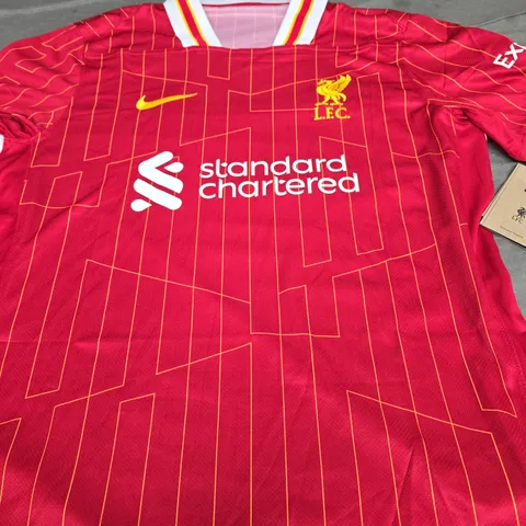 LIVERPOOL FC HOME JERSEY - SIZE LARGE