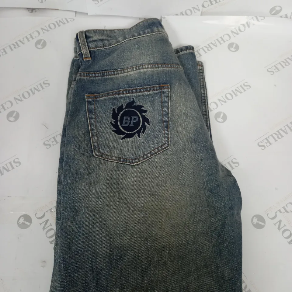 BROKEN PLANET WIDE LEG DENIM JEANS SIZE M