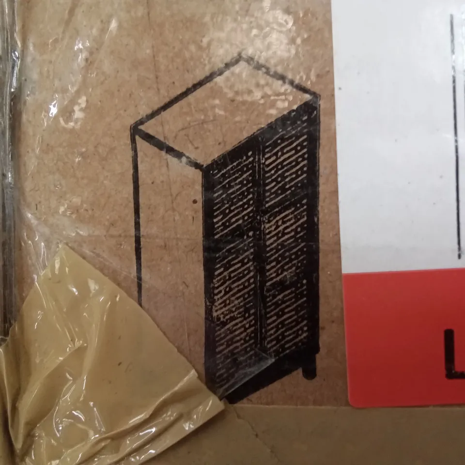 BOXED EASTIN 2 DOOR WARDROBE (2 BOXES)