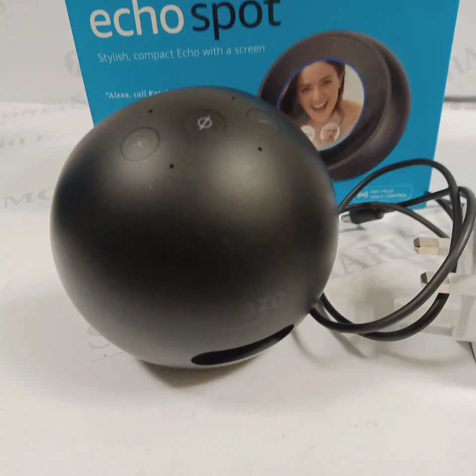 BOXED AMAZON ECHO SPOT