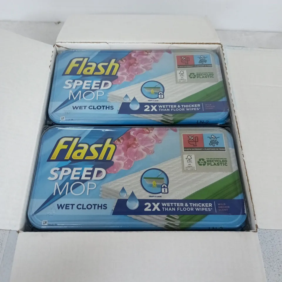 FLASH SPEEDMOP WET CLOTHS - 4 X 24-PACK
