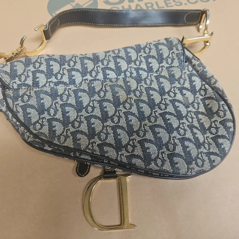 CHRISTIAN DIOR KIDNEY SHAPED HAND BAG