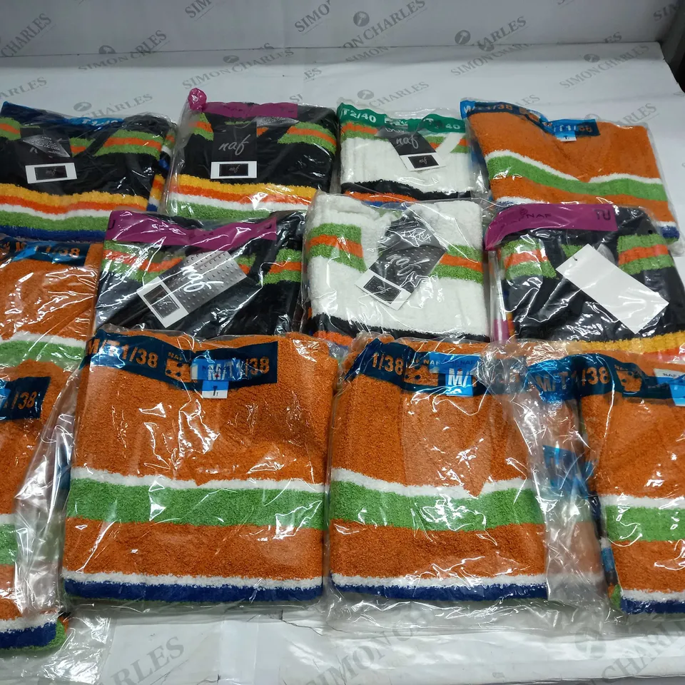 LOT OF 12 ASSORTED BAGGED CLOTHING ITEMS - VARIOUS SIZES