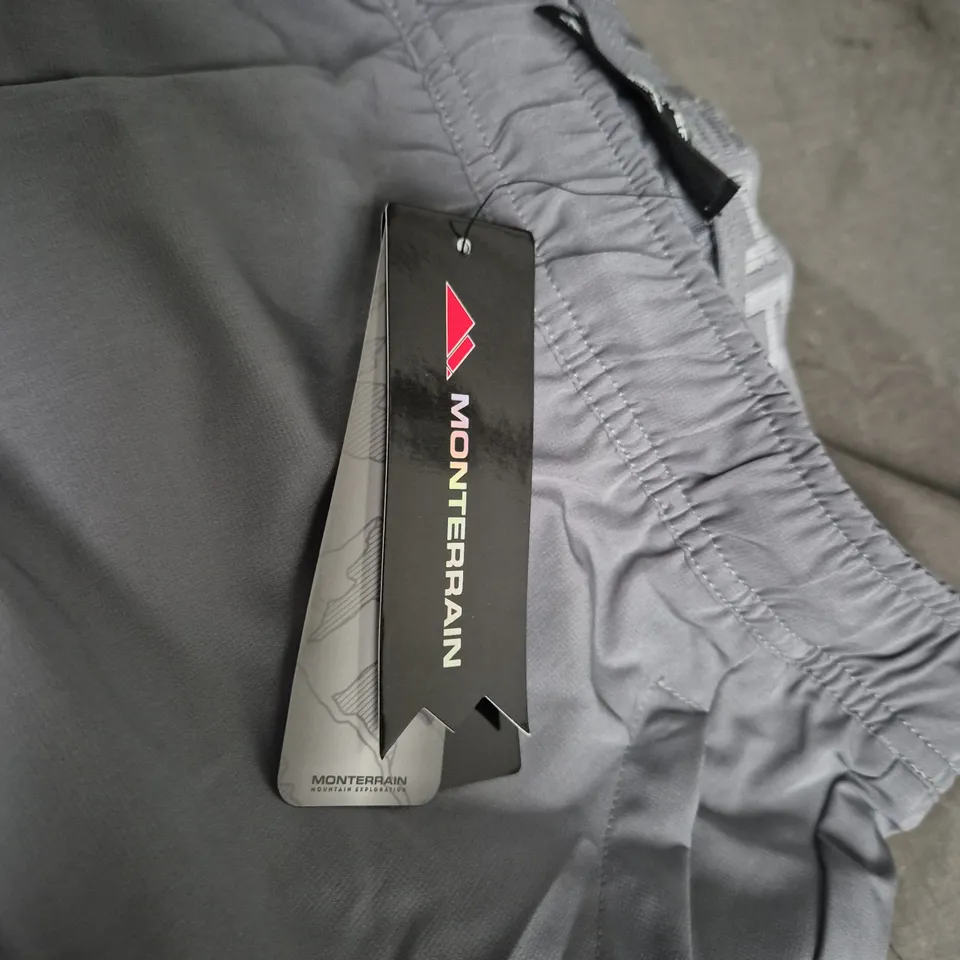 MONTANE HIKING PANTS – GREY, UK M (MEDIUM) – MEN'S OUTDOOR TROUSERS 