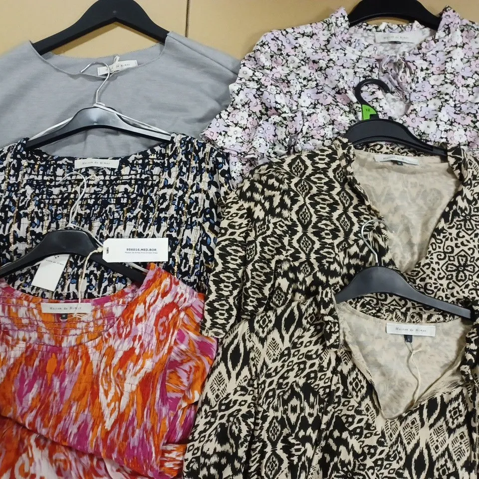 BOX OF APPROX 6 ASSORTED ITEMS OF MAISON DE NIMES CLOTHING IN VARIOUS SIZES AND STYLES