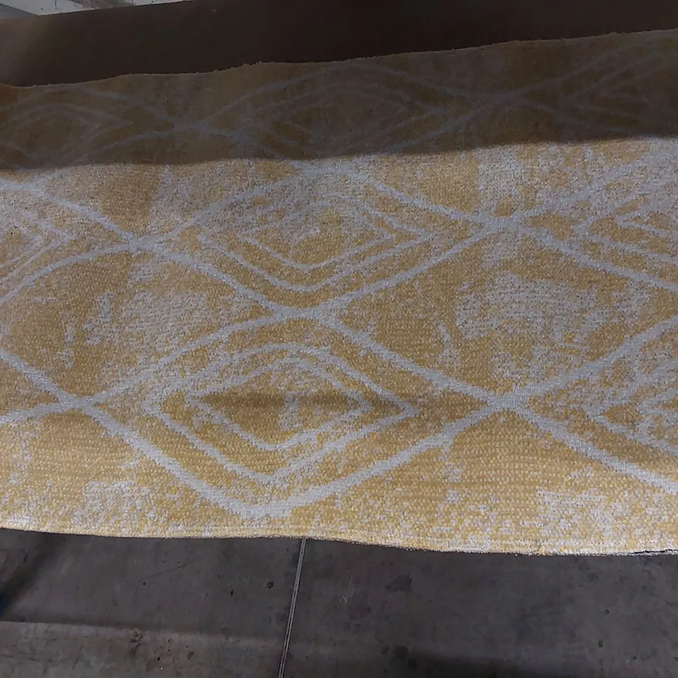 BRAND NEW PACO HOME ARTINO 427 RUG IN YELLOW - 80×250CM