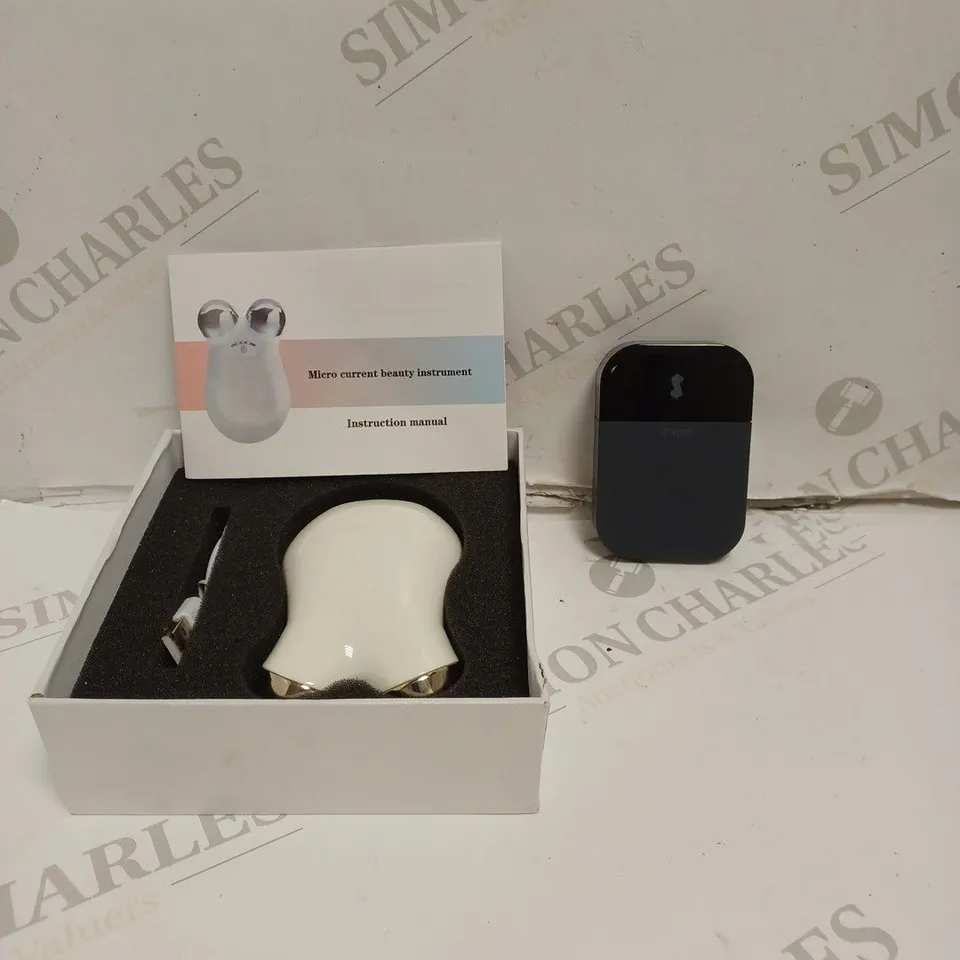 BOX OF APPROX. 6 PRODUCTS TO INCLUDE DIGITAL MEASURING SPOON, CAR FLIP LID TRASH CAN, USB-C TO HDMI CABLE, ETC. 