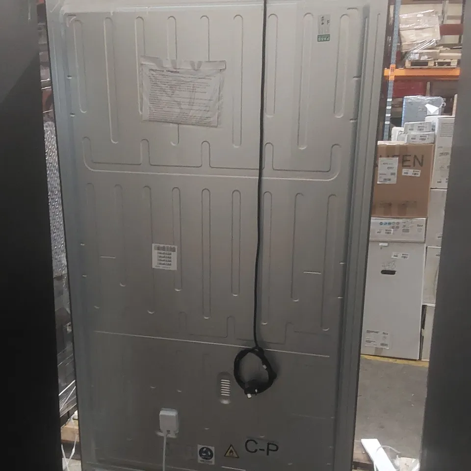 HAIER HSR5918DIMP AMERICAN-STYLE FRIDGE FREEZER - PLATINUM INOX