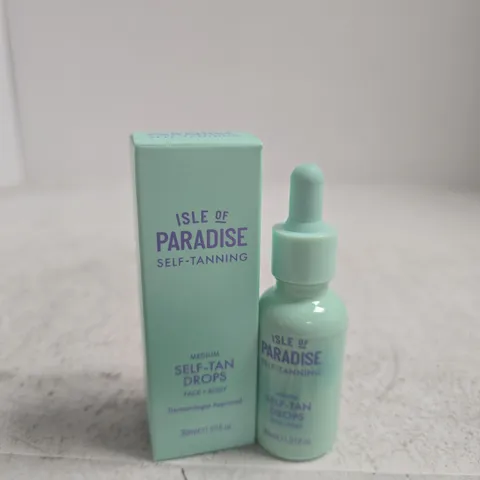 ISLE OF PARADISE SELF-TANNING DROPS – MEDIUM - 30ML