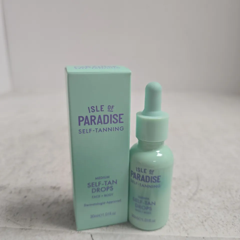 ISLE OF PARADISE SELF-TANNING DROPS – MEDIUM - 30ML