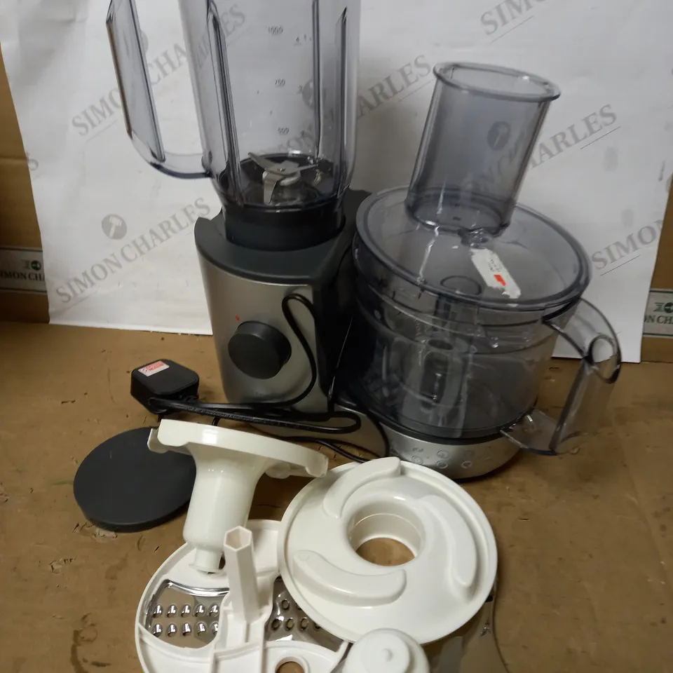 KENWOOD COMPACT FOOD PROCESSOR - SILVER AND GREY