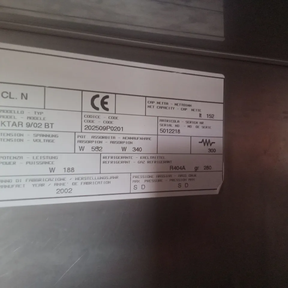 2 DOOR CHILLER WITH WORKSPACE
