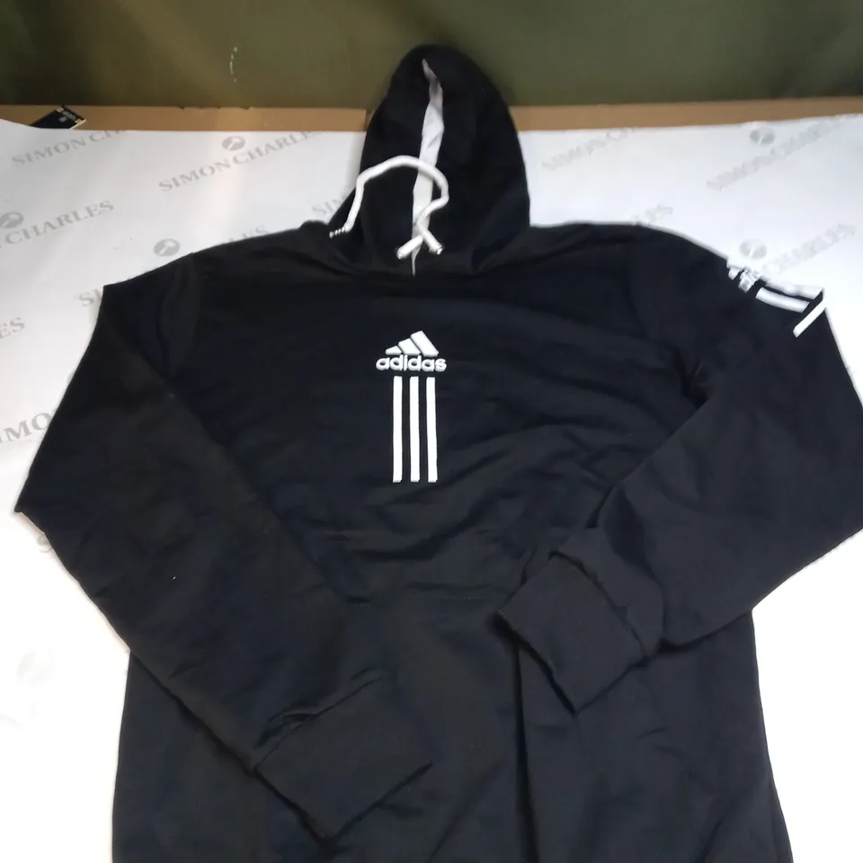 ADIDAS LOGO HOODIE SIZE M