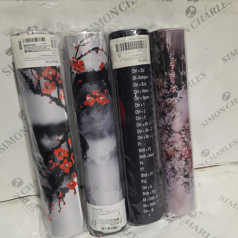 LOT OF 4 ASSORTED LARGE MOUSE MATS