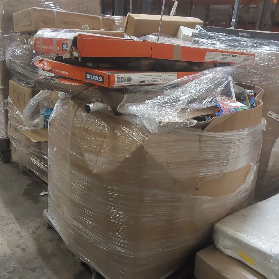 PALLET CONTAINING A LARGE QUANTITY OF ASSORTED HEATED CLOTHES AIRERS AND TOYS ECT
