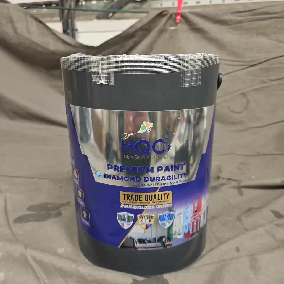 HQC MASONRY PAINT 5L BRILLIANT WHITE - COLLECTION ONLY