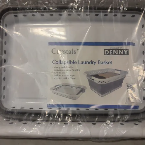 SEALED DENNY CRYSTALS COLLAPSIBLE LAUNDRY BASKET 