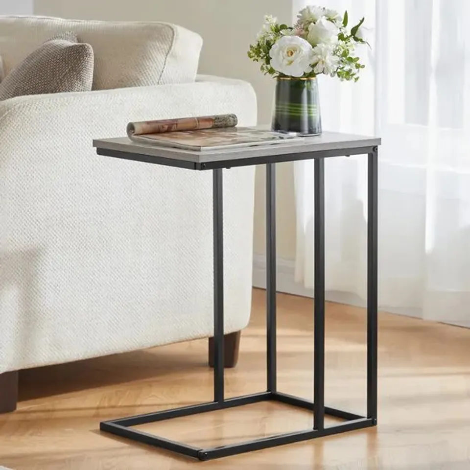 BOXED BROOKLYN SIDE TABLE - GREY (1 BOX)