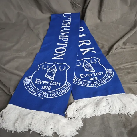 EVERTON V SOUTHAMPTON SARF IN BLUE/WHITE ONE SIZE