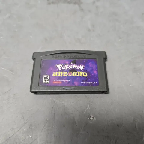 GAMEBOY ADVANCE POKEMON UNBOUND 