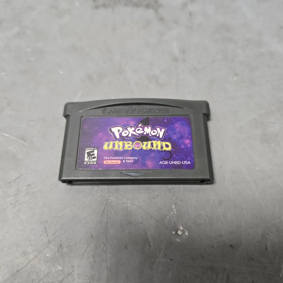 GAMEBOY ADVANCE POKEMON UNBOUND 