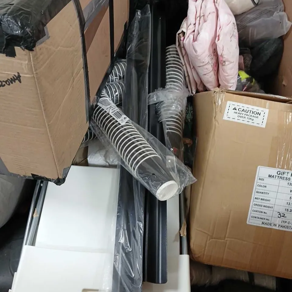 PALLET OF APPROXIMATELY 50 ASSORTED ITEMS TO INCLUDE COFFEE CUP, BRANDED CLOTHING, BOOKS, ETC - COLLETCION ONLY