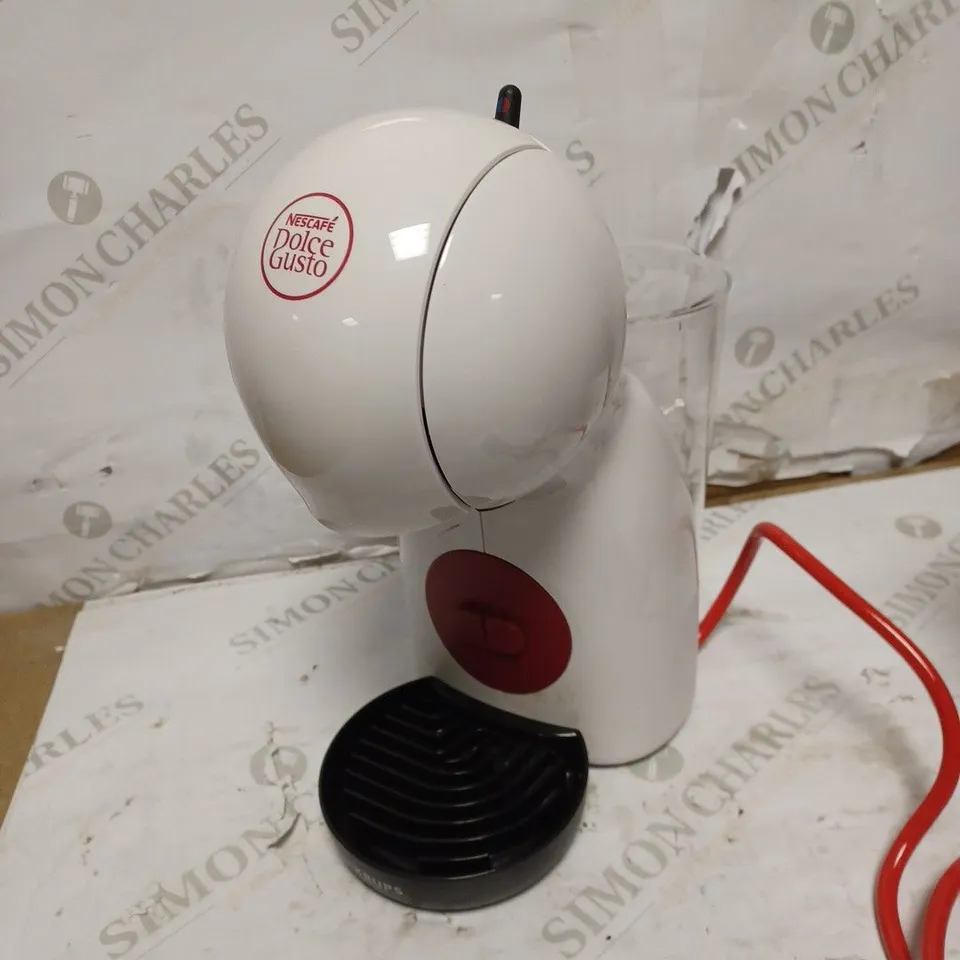 KRUPS NESCAFÉ DOLCE GUSTO PICCOLO XS MANUAL COFFEE MACHINE, WHITE