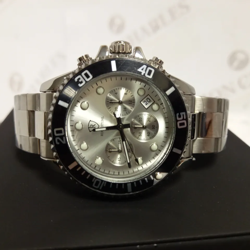 RUCKSTUHL CHRONOGRAPH STYLE BRACELET STRAP WATCH RRP £560